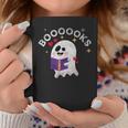 Boooooks Halloween Ghost Reading Book For Teacher & Student Men Women Kids Graphic Print Coffee Mug Unique Gifts