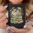 Camo Floral Books Wildflower Botanical Reading Lover Graphic Print Coffee Mug Unique Gifts