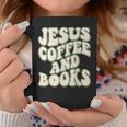 Christian Book Lover Coffee And Jesus Faith Reading Graphic Print Coffee Mug Unique Gifts