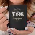 Colombia ヴィンテージスタイルのレトロなコロンビア コーヒーマグ 面白い贈り物