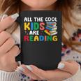 All The-Cool Kids Are Reading Teacher Book Lover Librarian Graphic Print Coffee Mug Unique Gifts