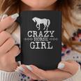 Crazy Horse Girl 、ストレスを感じたエクエストリアン愛好家へのギフト コーヒーマグ 面白い贈り物