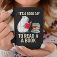 Cute Capybara It's a Good Day To Read a Book World Book Day Graphic Print Coffee Mug Unique Gifts