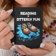 Cute Otter Reading Book Two Otter Reading Is Otterly Fun Graphic Print Coffee Mug Unique Gifts