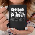 De Laoul 「Stakes Is High」 コーヒーマグ 面白い贈り物