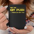 Developer May The Git Push Force Be With You コーヒーマグ 面白い贈り物