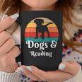 Dogs And Reading Books Graphic Print Coffee Mug Unique Gifts