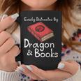 Easily Distracted By Dragon & Book Nerds Dragon Lover Girls Graphic Print Coffee Mug Unique Gifts Easily Distracted By Dragon & Book Nerds Dragon Lover Girls Graphic Print Coffee Mug Unique Gifts