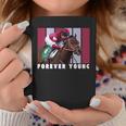 Forever Young Horse、競馬、デルマール、サンタアニタ 長袖tシャツ コーヒーマグ 面白い贈り物