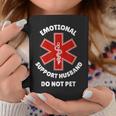 Emotionalupport Husband Do Not Pet コーヒーマグ 面白い贈り物