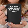 I'm Noture What I'm Doing Here Confused コーヒーマグ 面白い贈り物