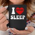 I Loveleep Heart Naps Lazy Relaxing For Men コーヒーマグ 面白い贈り物