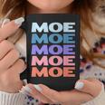 Modern Repeated Text Moe コーヒーマグ 面白い贈り物