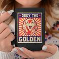 Obey The Golden ゴールデンレトリーバーオーナー向け コーヒーマグ 面白い贈り物