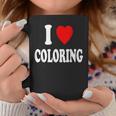 I Heart Love Coloring Hobbies Books Pencils Crayons Marker Graphic Print Coffee Mug Unique Gifts I Heart Love Coloring Hobbies Books Pencils Crayons Marker Graphic Print Coffee Mug Unique Gifts