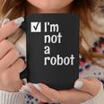 I'm Not A Robot Aiゲーマー コーヒーマグ 面白い贈り物
