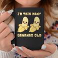I'm This Many Bananas Old バナナ 2歳の誕生日 2歳 コーヒーマグ 面白い贈り物