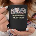 I’m Not Perverted I’m Just Italian In Comic Books Graphic Print Coffee Mug Unique Gifts