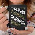 Jamaicaカモ柄グリーンカモフラージュ コーヒーマグ 面白い贈り物