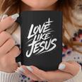 Jesus Love Like Jesus 十字架 クリスチャン コーヒーマグ 面白い贈り物