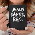 Jesusaves Bro クリスチャン 信者 信仰 神 宗教 コーヒーマグ 面白い贈り物