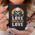 Lgbtプライド、レインボー、ハードギター音楽 コーヒーマグ 面白い贈り物