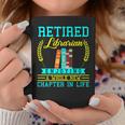 Librarian Retirement Retired Book Coworker Former 2025 Graphic Print Coffee Mug Unique Gifts