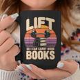 Lift So I Can Carry More Books Reading Lovers Reader Workout Graphic Print Coffee Mug Unique Gifts