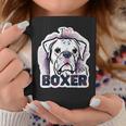 I Love My Boxer Dog Mom Dad Kawaii Dog Doodles ボクサー 犬 コーヒーマグ 面白い贈り物