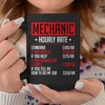 Mechanics Auto Mechanics メカニック 時給 カーメカニック コーヒーマグ 面白い贈り物