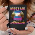 Meet Me At The Arcade Gameraporwave レトロビデオゲーム ゲーマービデオゲーム コーヒーマグ 面白い贈り物