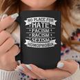 No Place For Hate Facism Racism 平等人権 コーヒーマグ 面白い贈り物