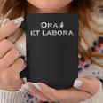 Ora Et Labora ラテン語 コーヒーマグ 面白い贈り物