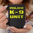 Police K-9ユニット ドッグハンドラー オンデューティー K9 チームオフィサー タクティカル コーヒーマグ 面白い贈り物