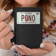 Pono ヴィンテージ ハワイ ナンバープレート コーヒーマグ 面白い贈り物