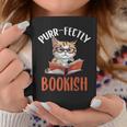 Purr-Fectly Bookish Cats And Books Graphic Print Coffee Mug Unique Gifts Purr-Fectly Bookish Cats And Books Graphic Print Coffee Mug Unique Gifts