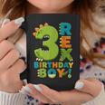 Rawr I'm 3 Three Rex Dinosaur 3Rd Birthday Boy Party コーヒーマグ 面白い贈り物