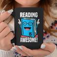 Reading Is Awesome Book Nerd Librarian Graphic Print Coffee Mug Unique Gifts