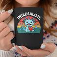 Readsolotl Read Book Axolotl Shirt Salamander Boys Girl Kids Graphic Print Coffee Mug Unique Gifts