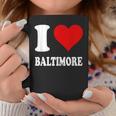 Red Heart I Love Baltimore コーヒーマグ 面白い贈り物