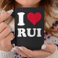 Red Heart I Love Rui コーヒーマグ 面白い贈り物