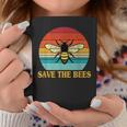 Save The Bees レトロスタイル 気候変動ave The Queen コーヒーマグ 面白い贈り物