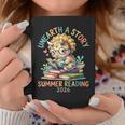 Summer Reading 2026 Books Dino Kids Librarian Tees Graphic Print Coffee Mug Unique Gifts