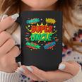 Superhero Uncle Costume For Men Comic Book Birthday Graphic Print Coffee Mug Unique Gifts