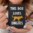 This Boy Loves Dingoes 野生動物 オーストラリアン ディンゴ犬 コーヒーマグ 面白い贈り物