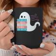 Threadless Grey Sky Chai Trans Book Pride Ghost Graphic Graphic Print Coffee Mug Unique Gifts