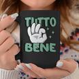Tutto Bene イタリアの手のジェスチャー面白い引用イタリア 長袖tシャツ コーヒーマグ 面白い贈り物