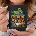 Unearth a Story Dinosaur Reading Books Summer 2026 Graphic Print Coffee Mug Unique Gifts Unearth a Story Dinosaur Reading Books Summer 2026 Graphic Print Coffee Mug Unique Gifts