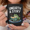 Unearth a Story Frog Reading a Book Summer 2026 Graphic Print Coffee Mug Unique Gifts Unearth a Story Frog Reading a Book Summer 2026 Graphic Print Coffee Mug Unique Gifts