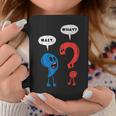 Wait What Comma Question Mark Reading Book Lover Teacher Graphic Print Coffee Mug Unique Gifts